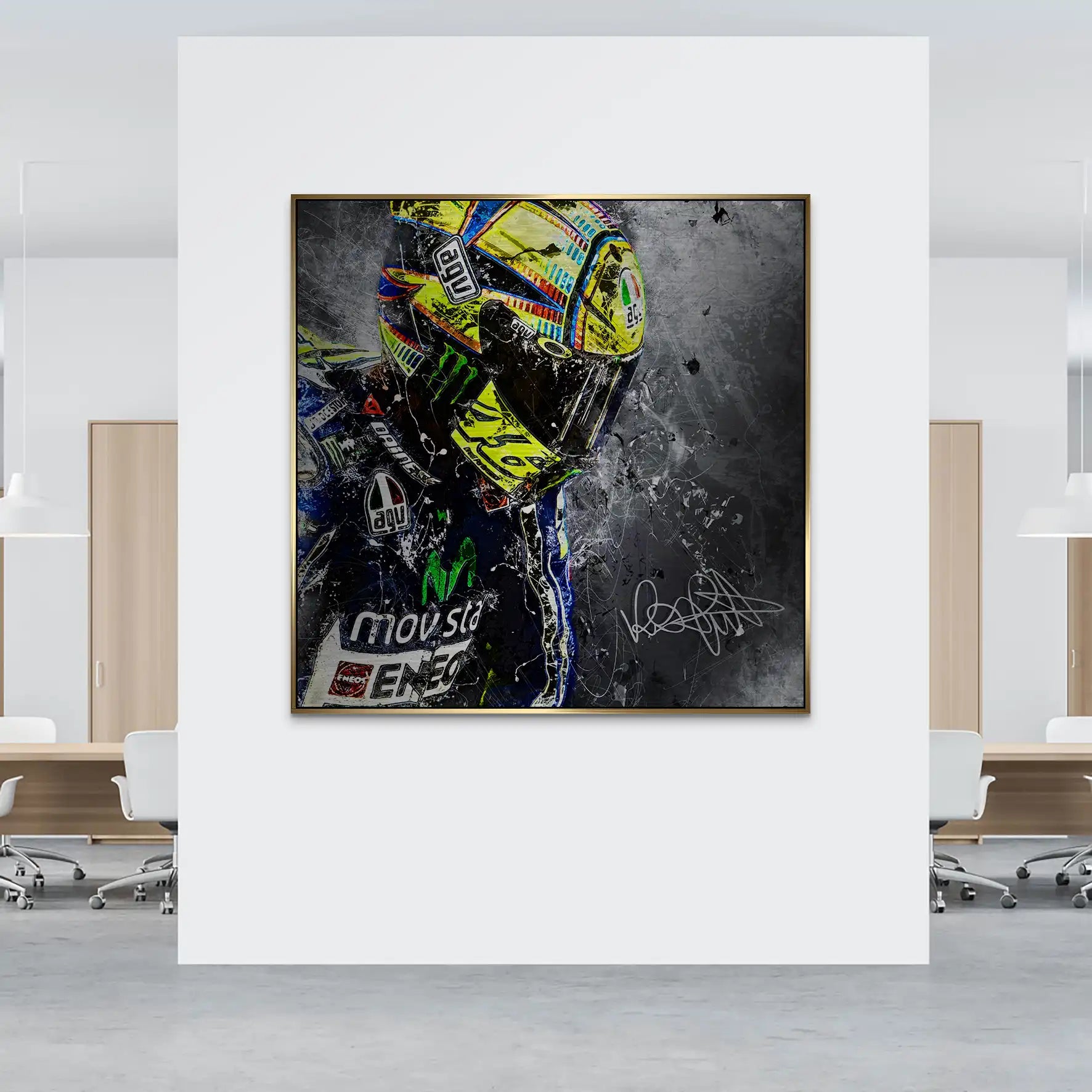 Rossi Abstrakt Style Alu Gebürstet INGALERIE