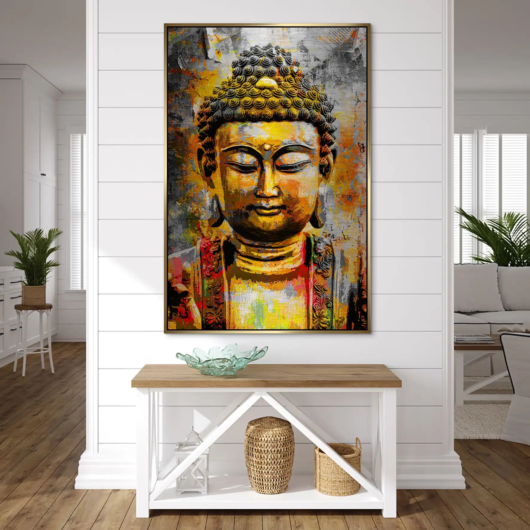 Buddha Boho Style AluDibond Gebürstet INGALERIE