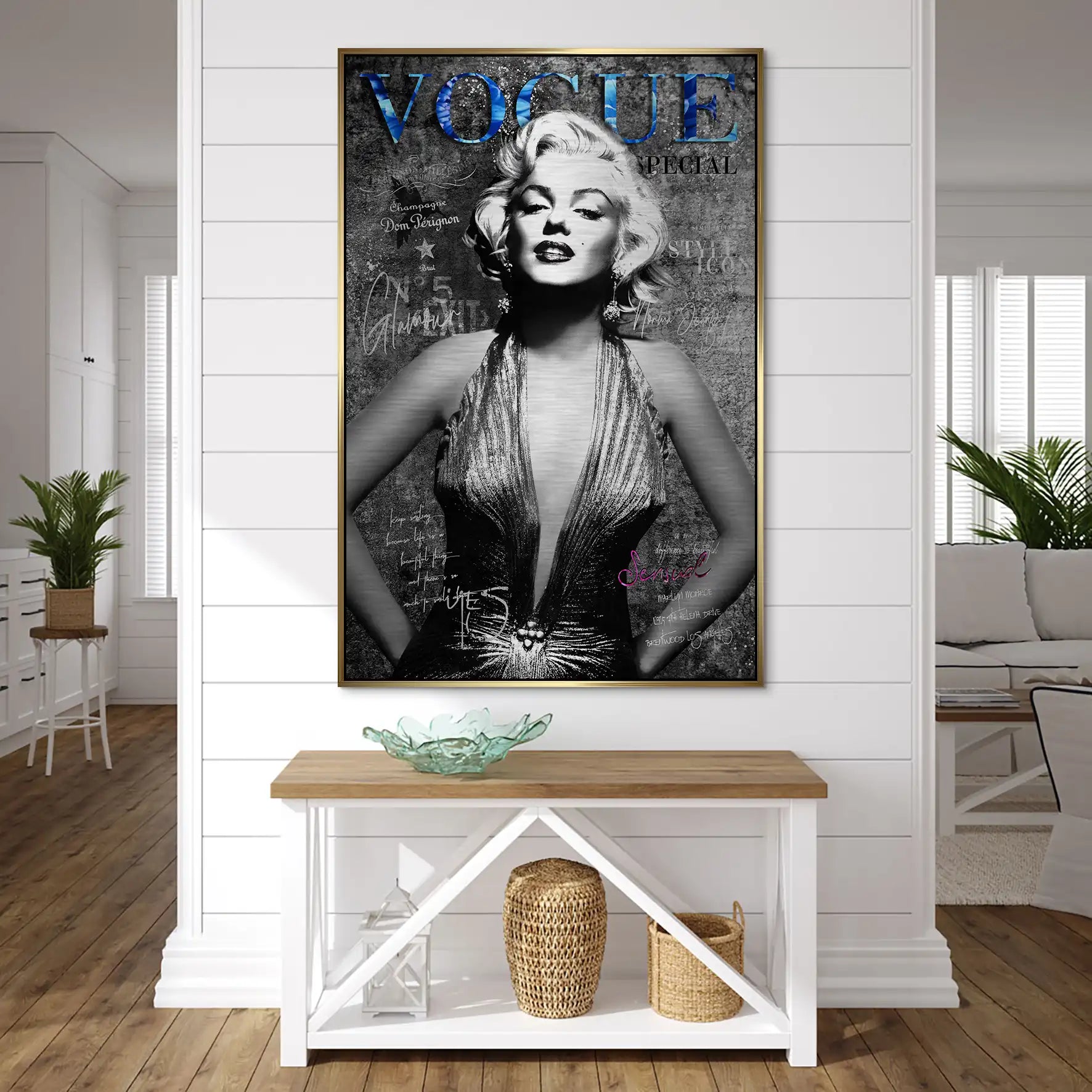 Marilyn Vogue AluDibond Gebürstet INGALERIE