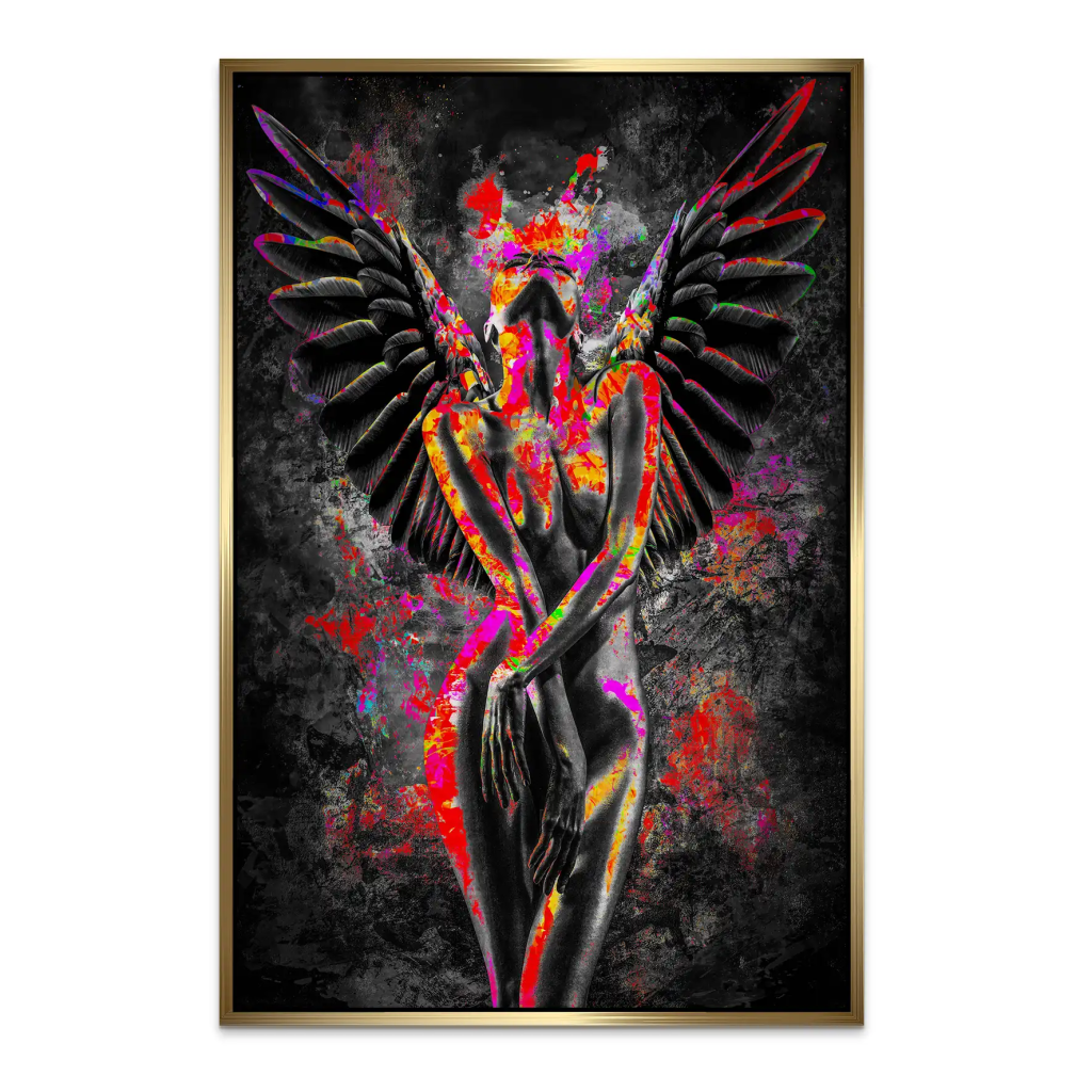 Pop Art Angel Abstrakt AluDibond Gebürstet INGALERIE