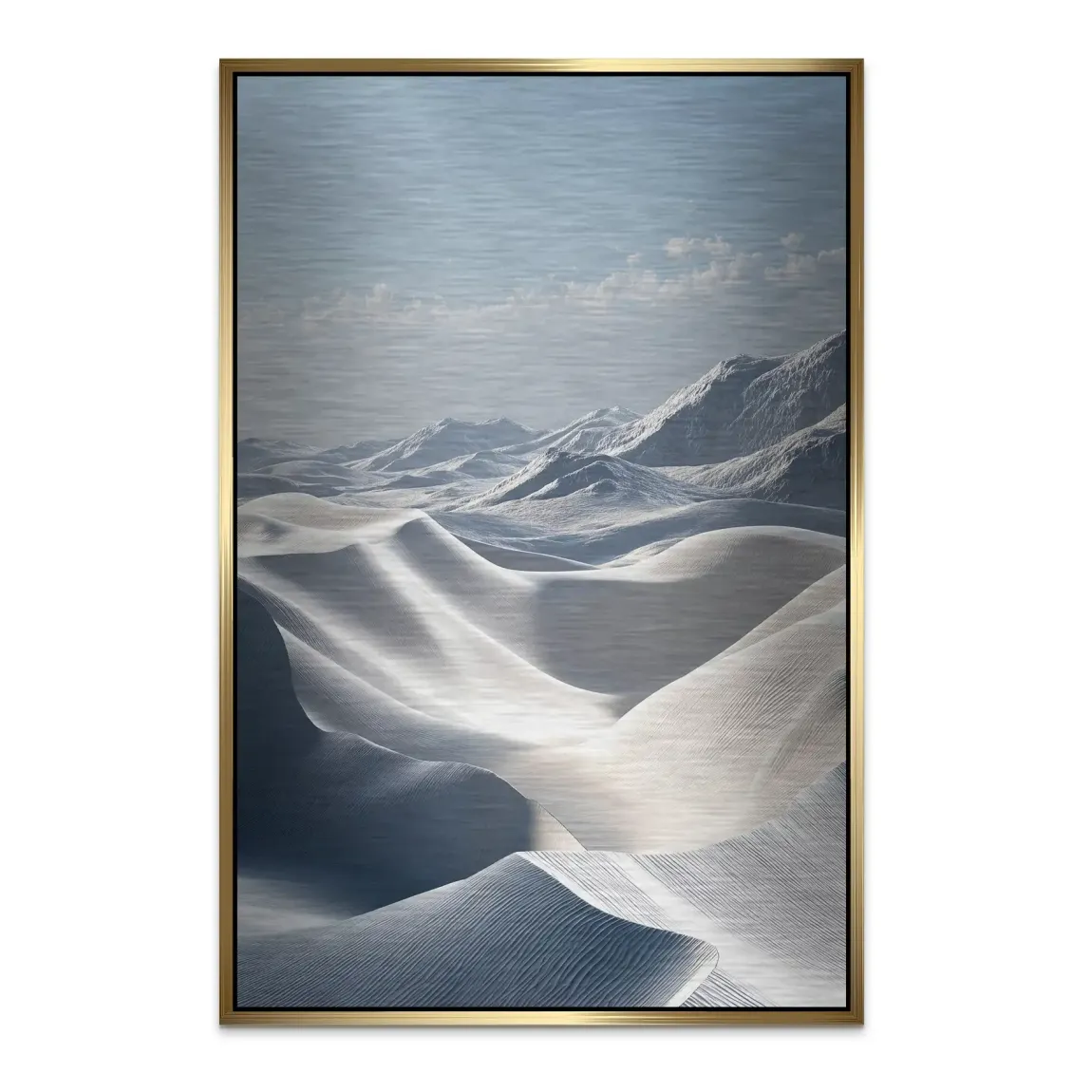 Ewige Wüste Alu Dibond Bild gebürstet