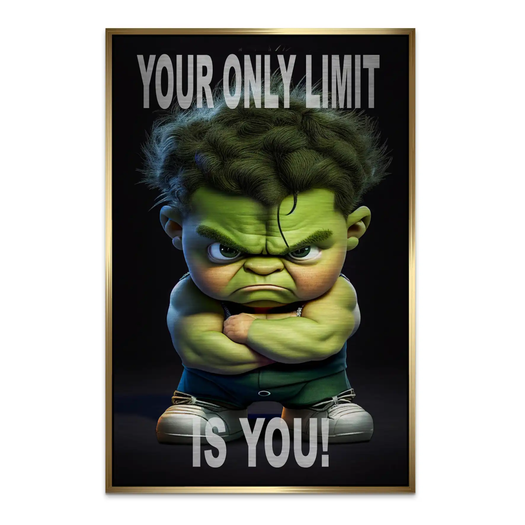 Hulk Your Limit AluDibond Gebürstet INGALERIE