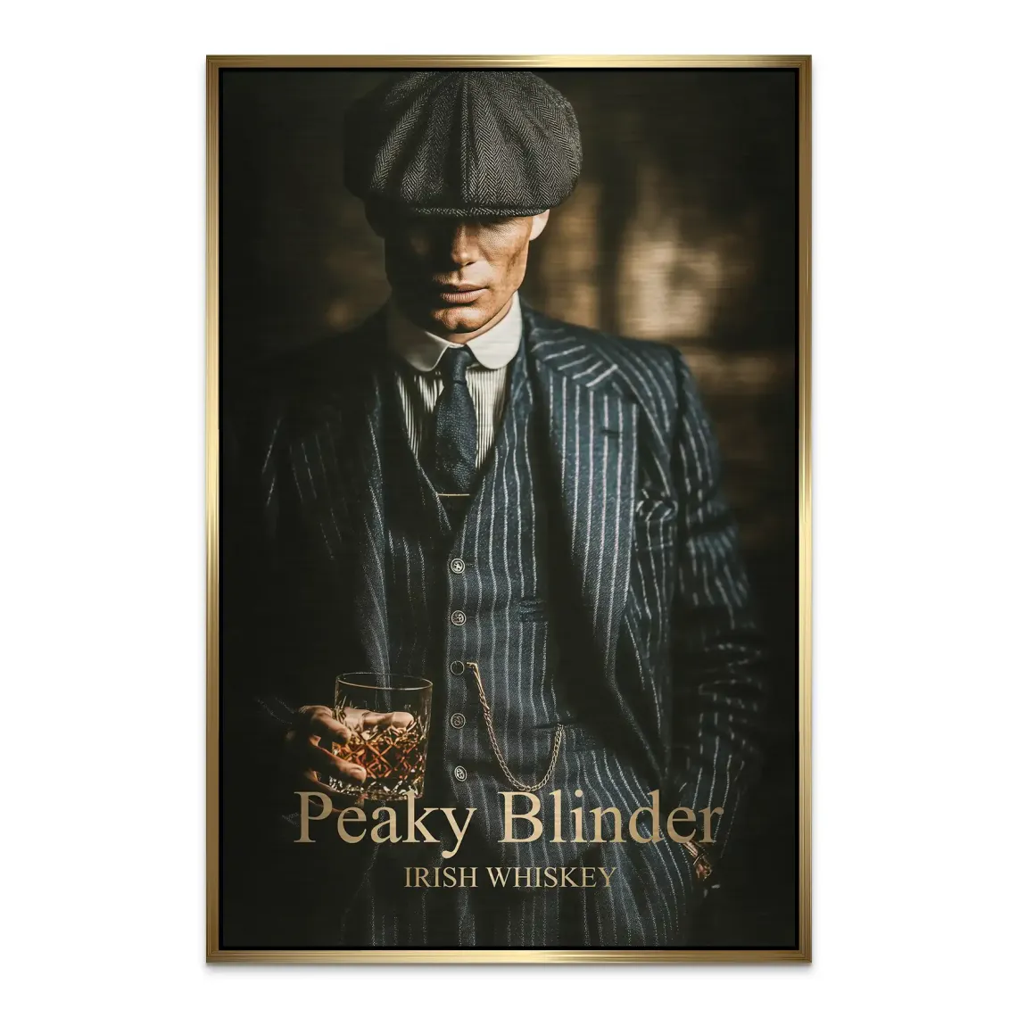 Thomas Shelby Peaky Blinder Alu Dibond Bild gebürstet