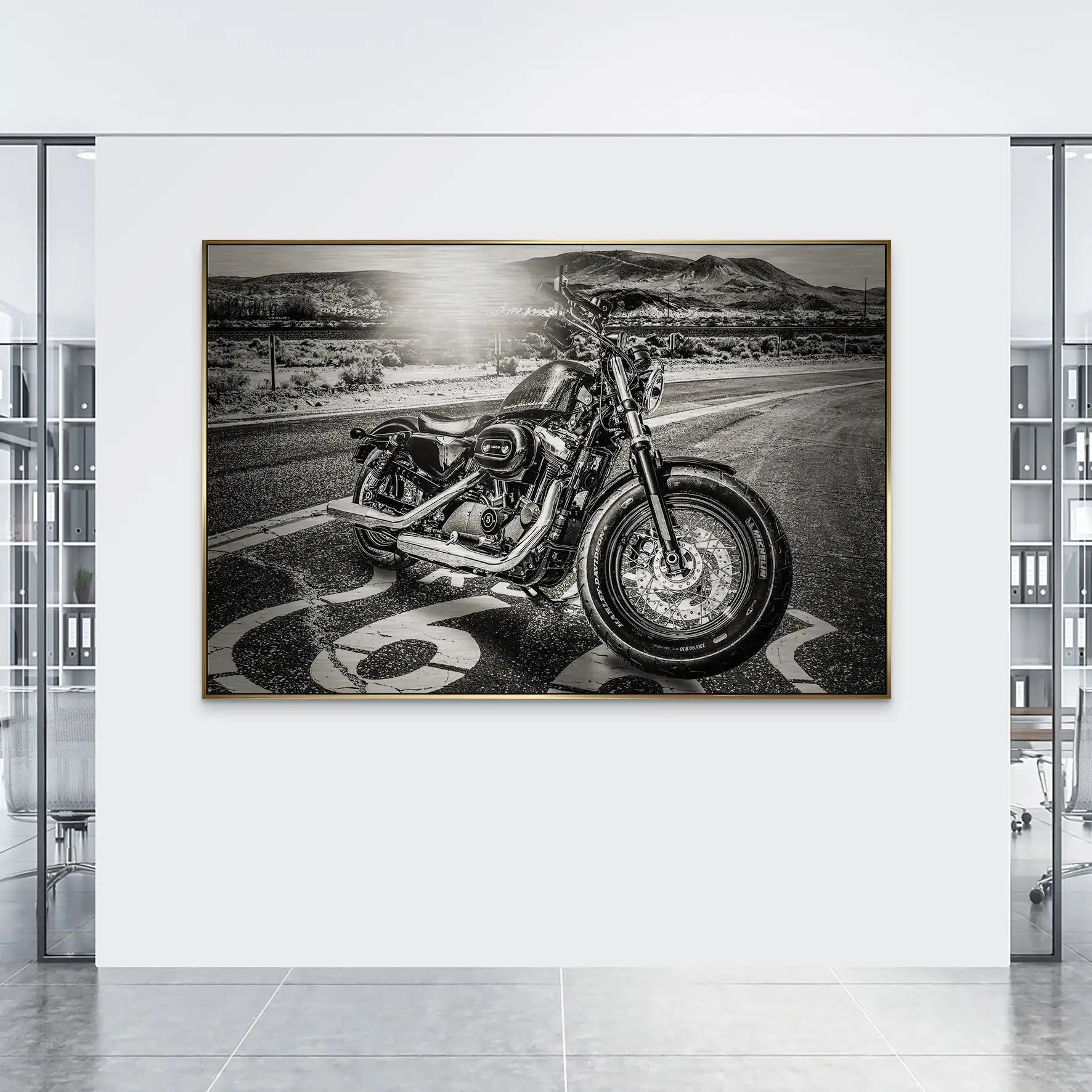 Route Heritage Edition – Harley Alu gebürstet Bild INGALERIE