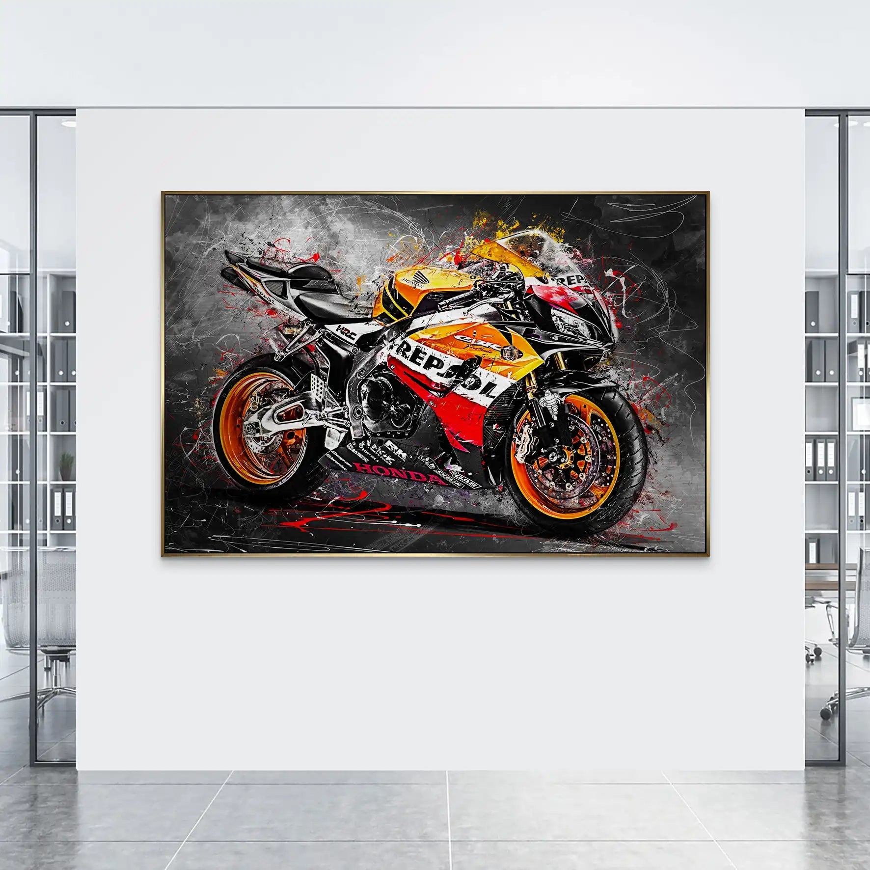 Honda CBR1000RR SC57 AluDibond Gebürstet INGALERIE