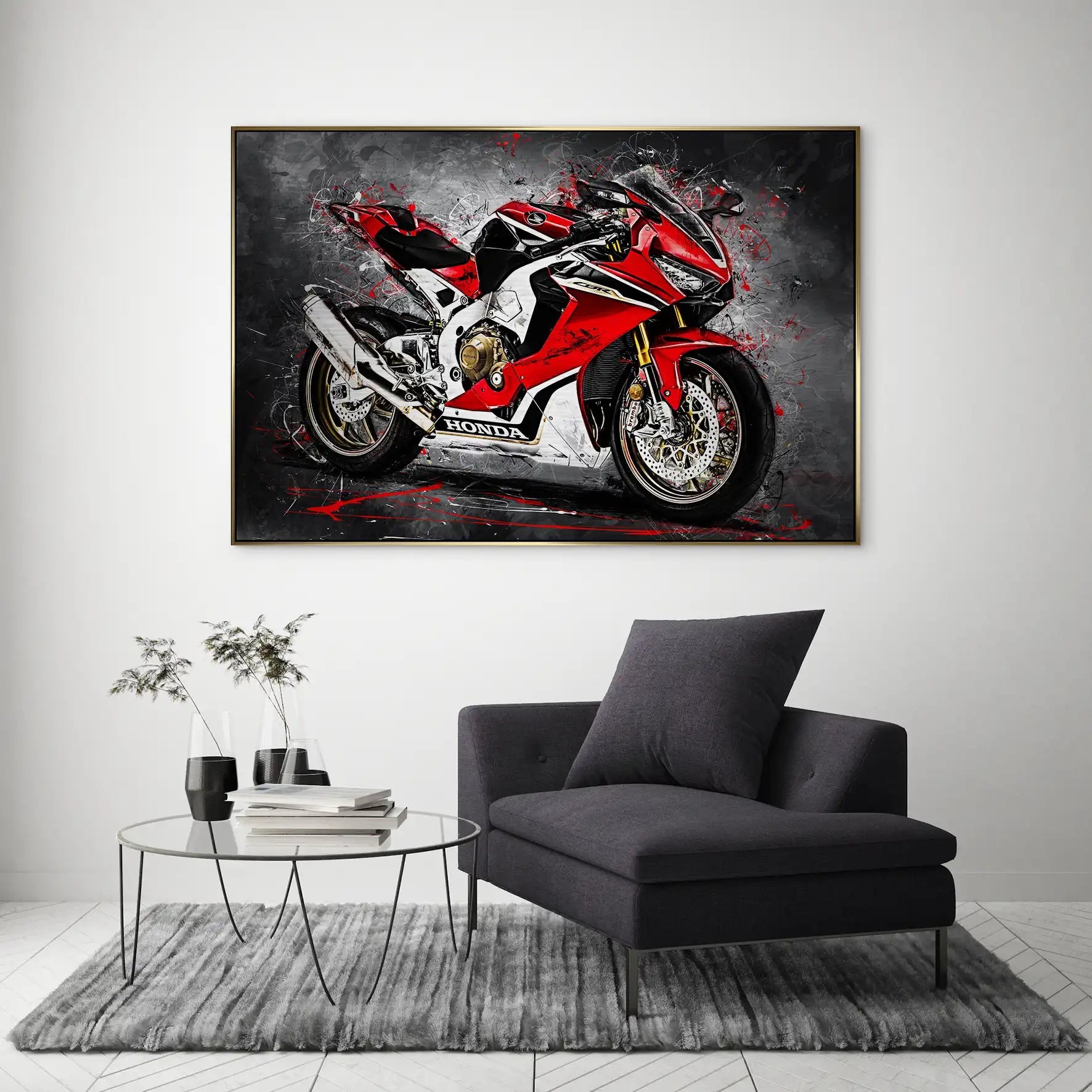 Honda CBR 1000 RR SP AluDibond Gebürstet INGALERIE