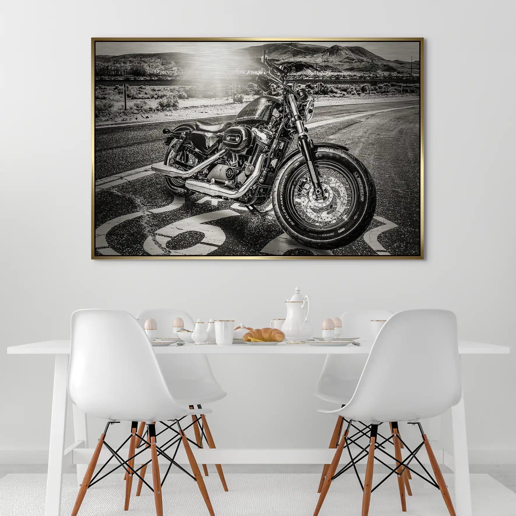 Route Heritage Edition – Harley Alu gebürstet Bild INGALERIE