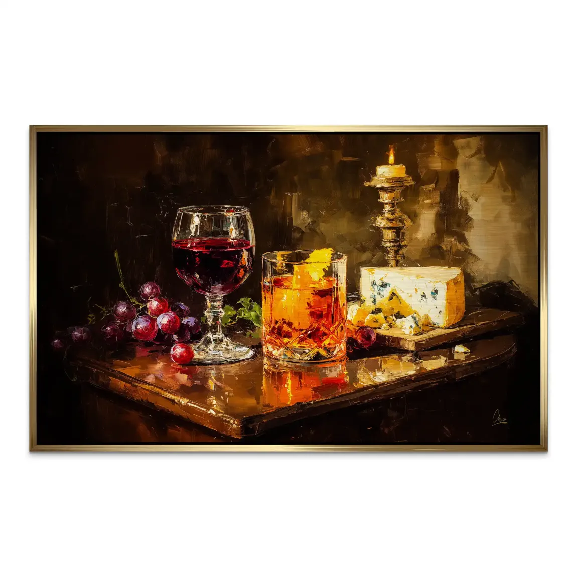 Wein & Genuss AluDibond Gebürstet