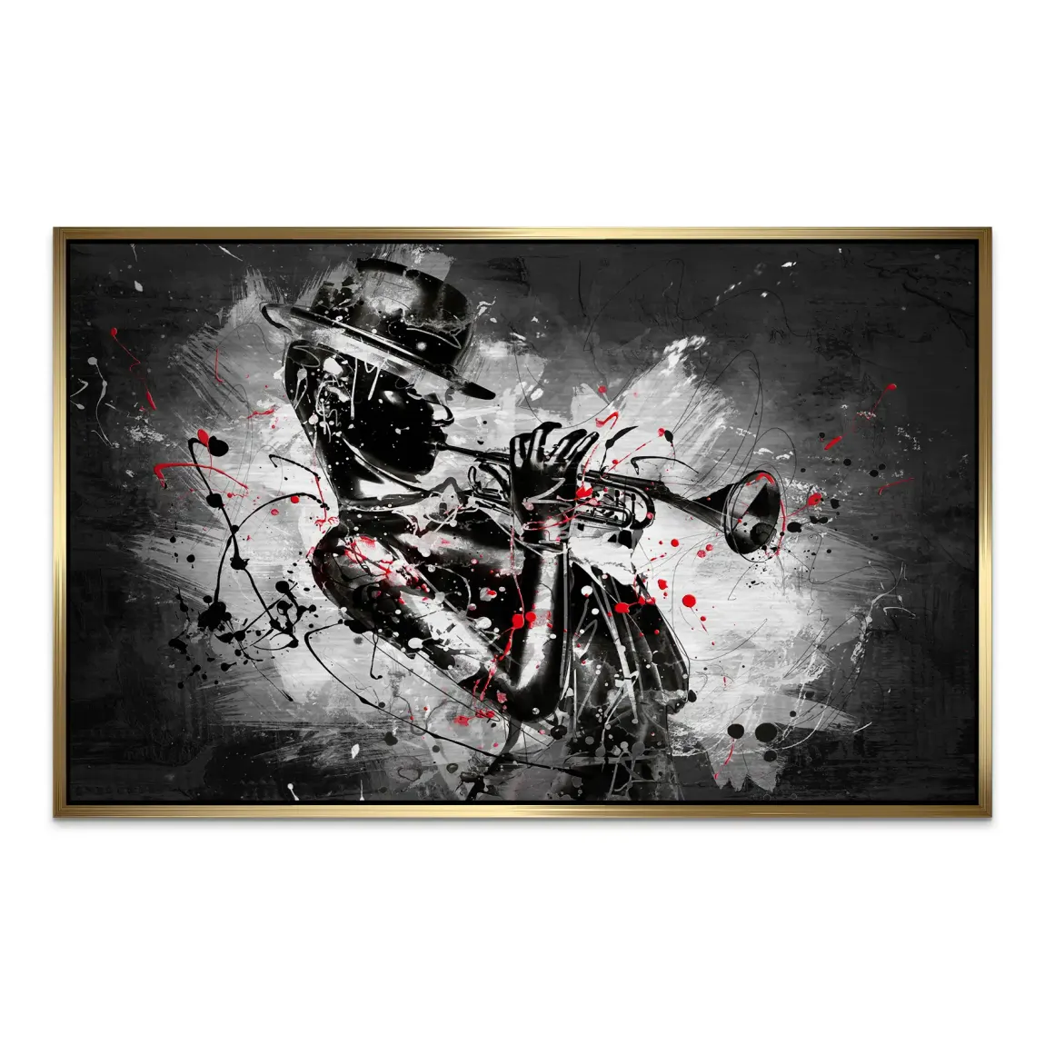 Jazzman Noir Symphony AluDibond Gebürstet