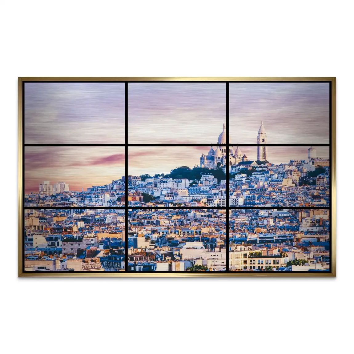 Paris Montmartre AluDibond Gebürstet