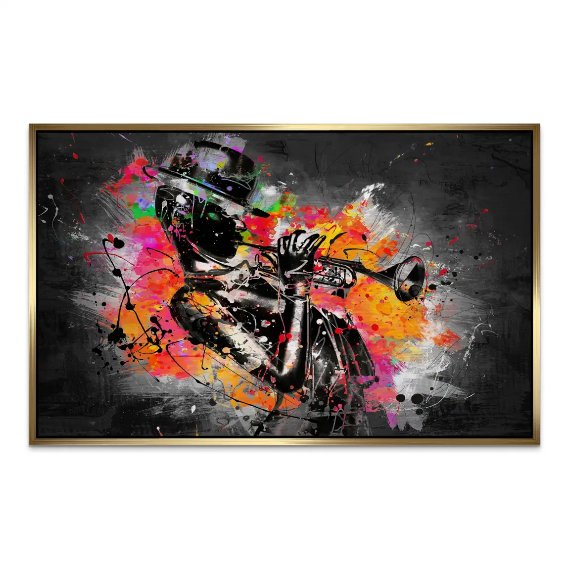 Jazzman Pop Style AluDibond Gebürstet