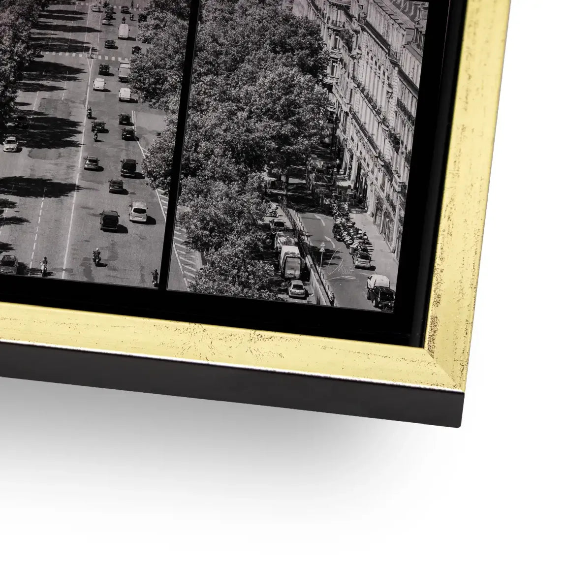 Skyline Avenue Paris Alu Gebürstet Bild