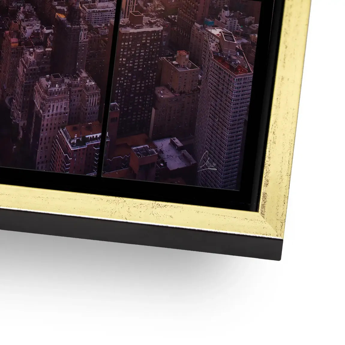 Manhattan View Alu Gebürstet Bild