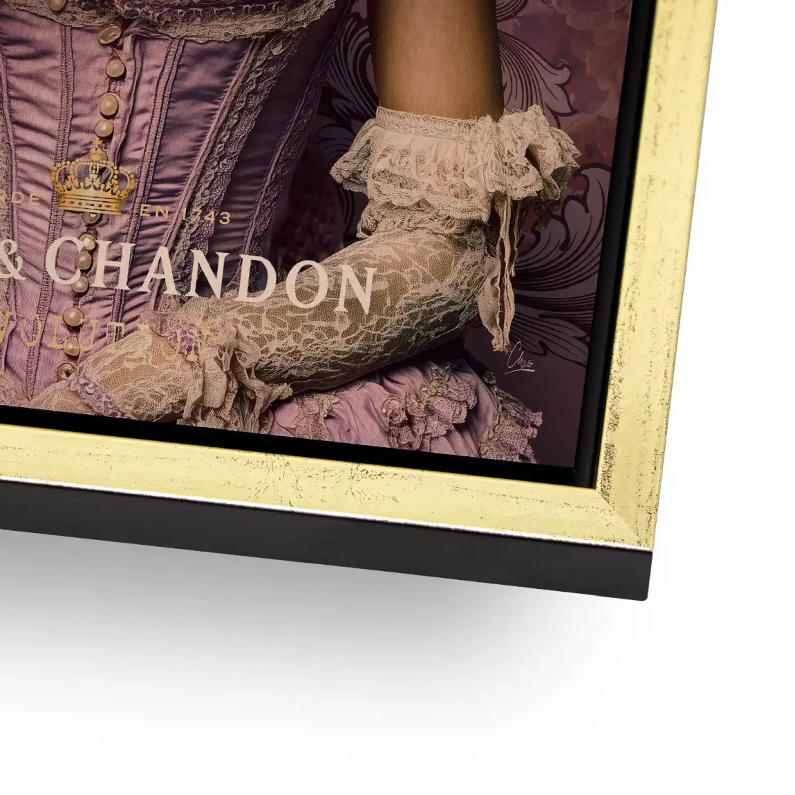 Marie Antoinette Rebell Art Alu Gebürstet Bild