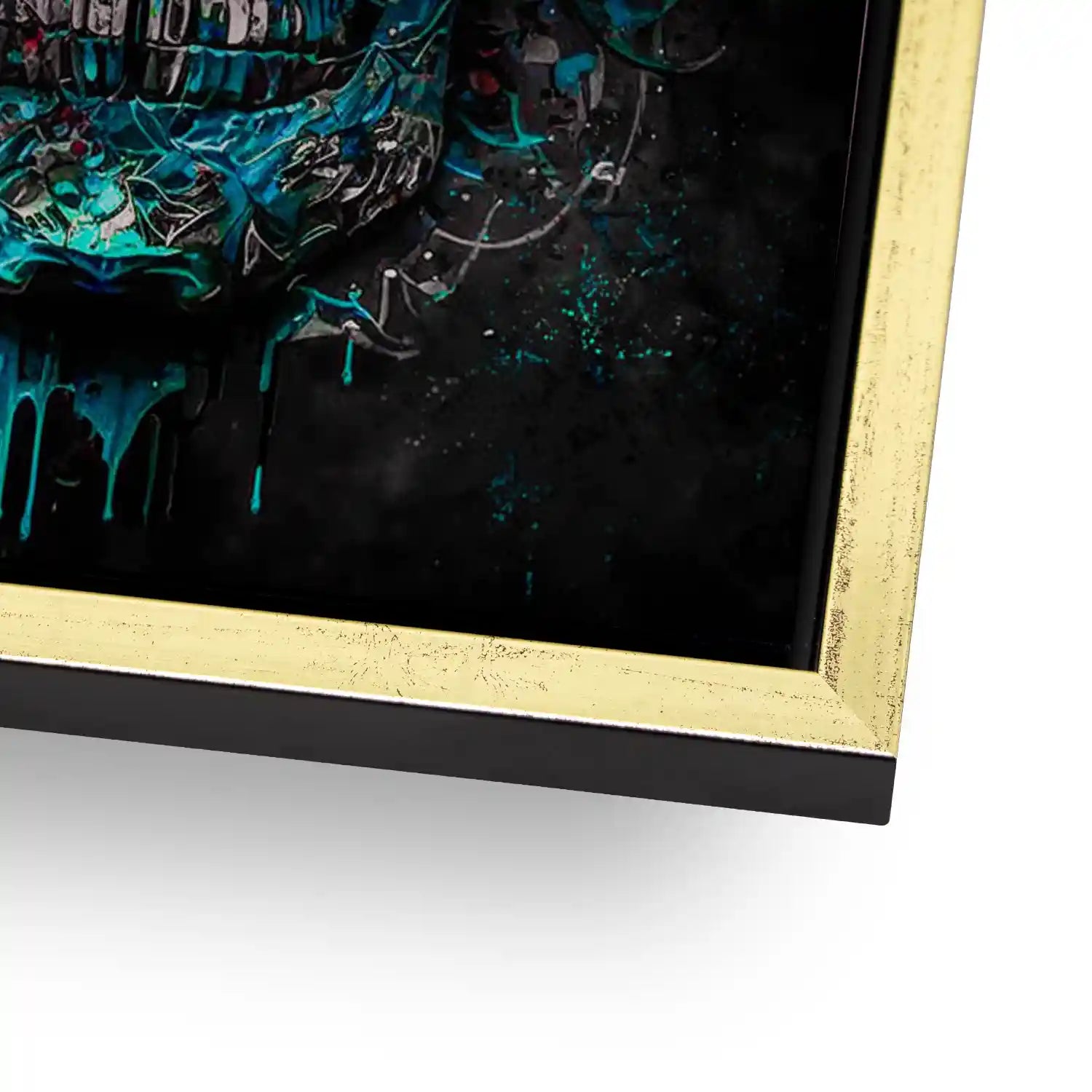 Totenkopf Silver Style Aludibond Gebürstet INGALERIE