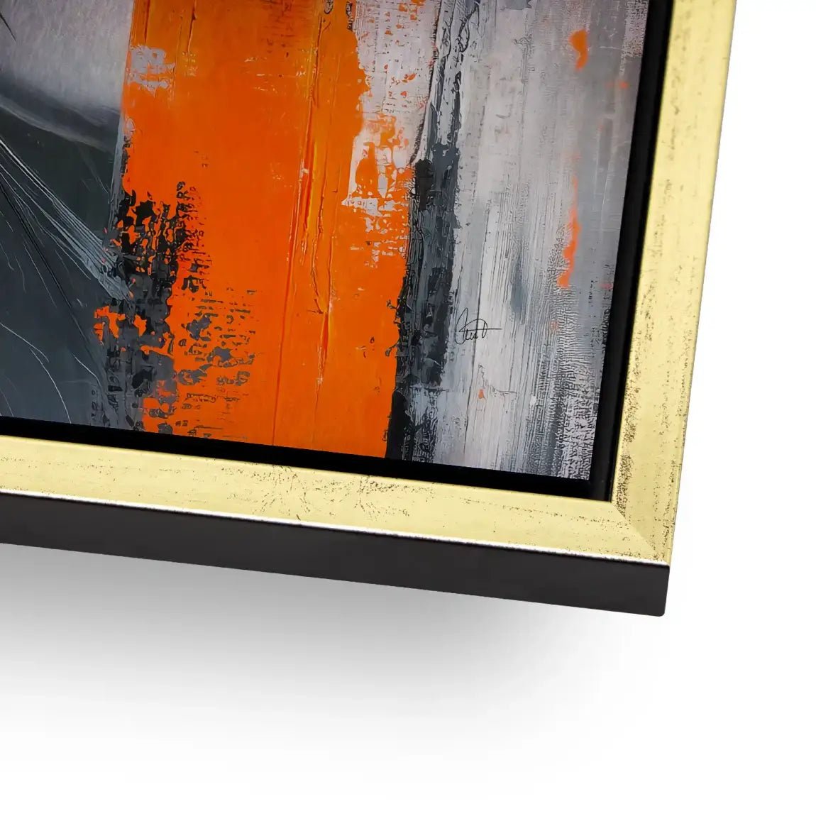 Orange Beauty Nr.2 Aludibond Gebürstet INGALERIE