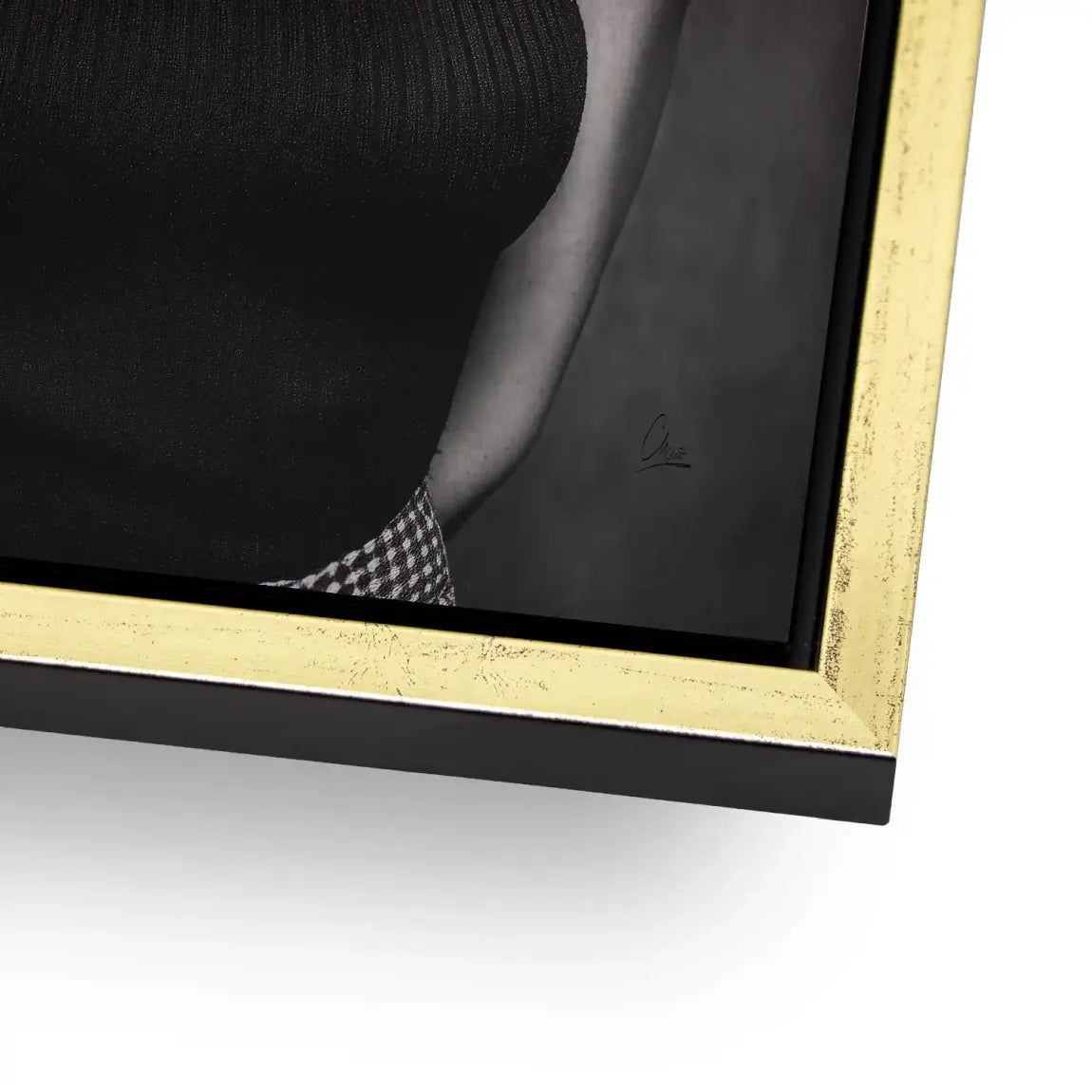 Marilyn Black and White Style Alu Gebürstet Bild