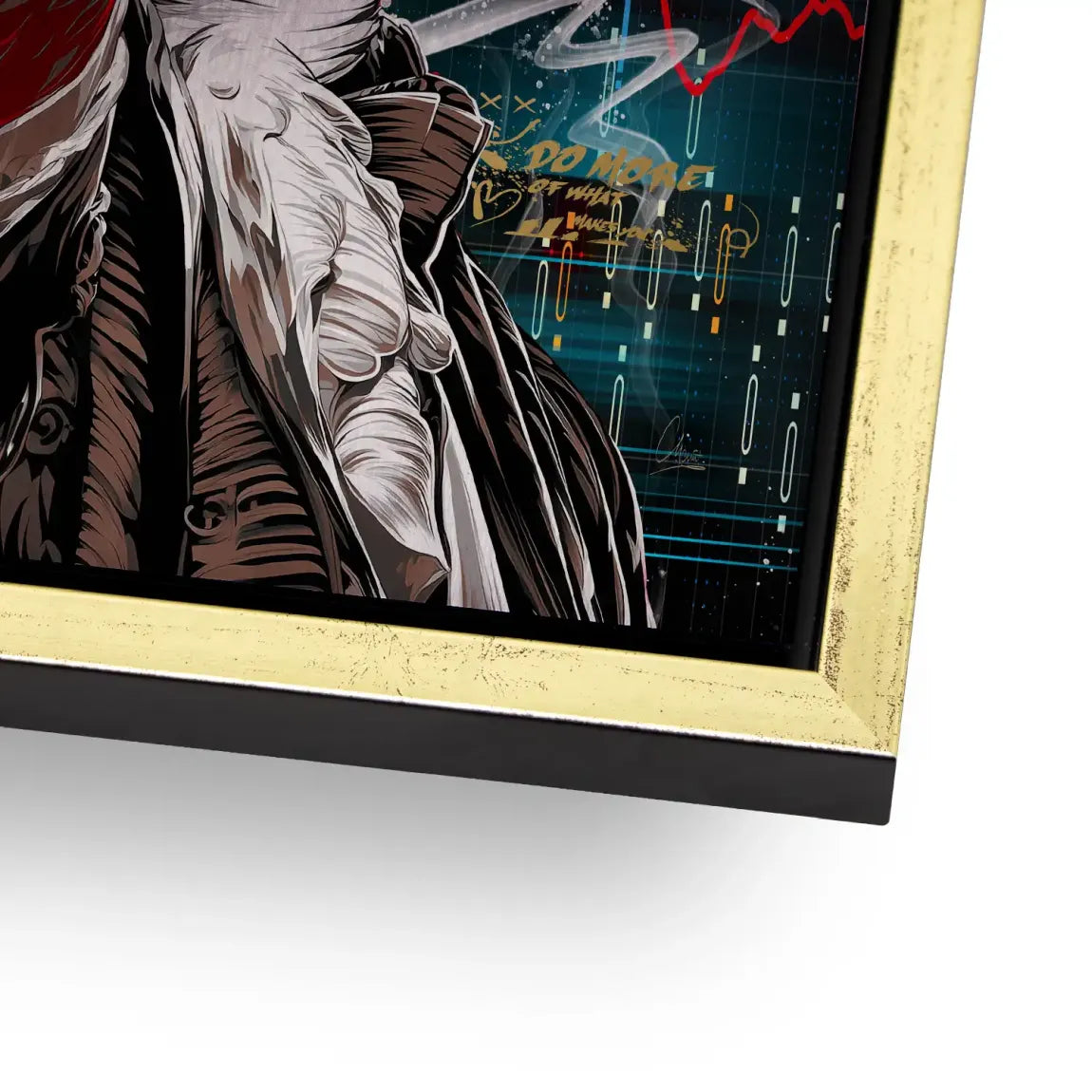 Money Empire Wallstreet Alu Gebürstet Bild