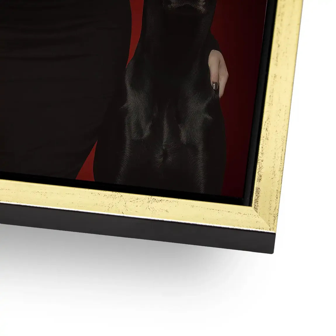 Marilyn Red Coco Alu Gebürstet Bild