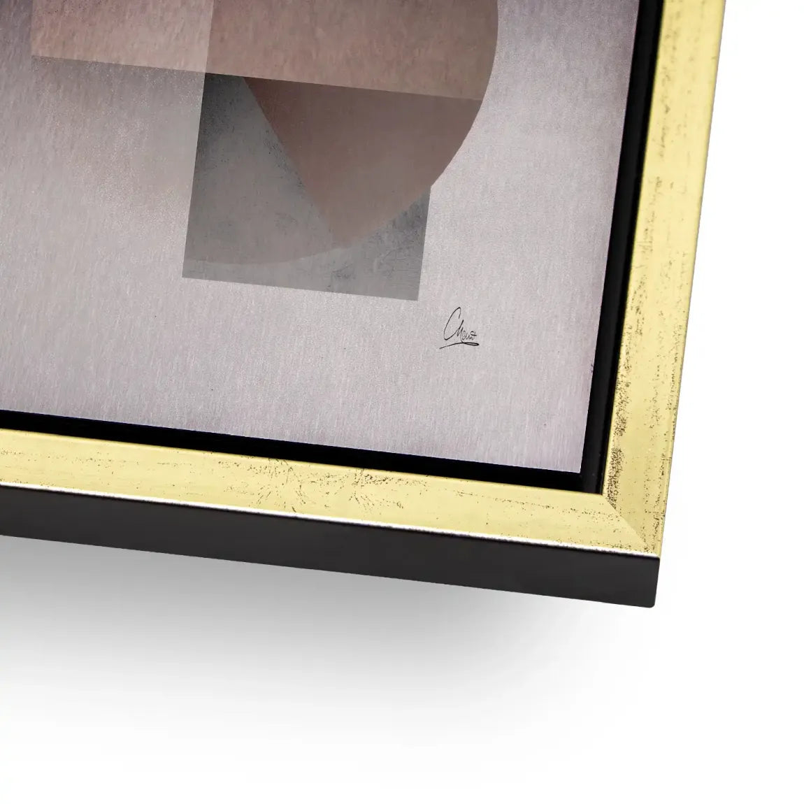 Soft Circles Alu Gebürstet Bild