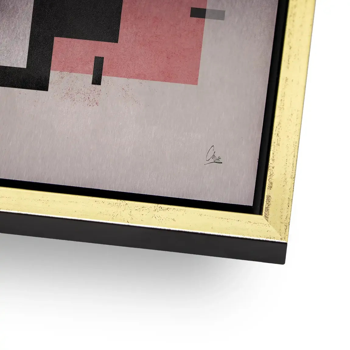 Geometric Aura Alu Gebürstet Bild