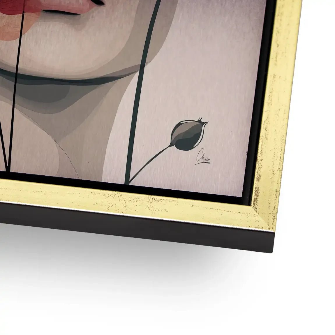 Floral Dream Alu Gebürstet Bild