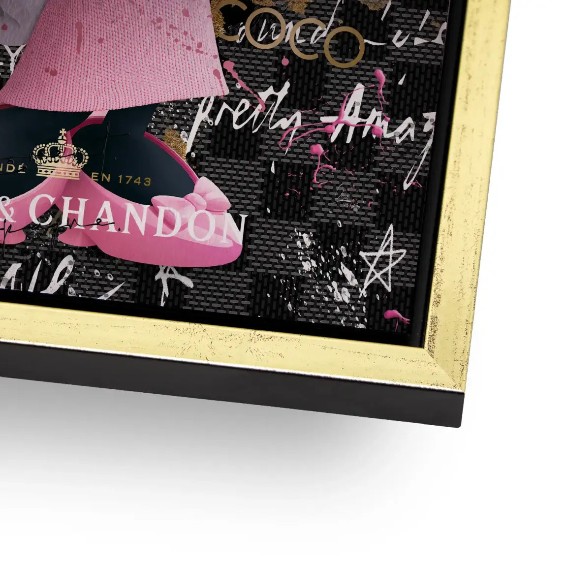 Minnie Couture Aluminiumbild gebürstet