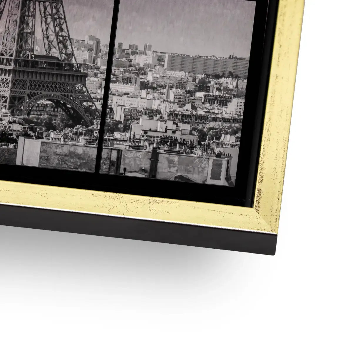 Paris Skyline View Alu Gebürstet Bild