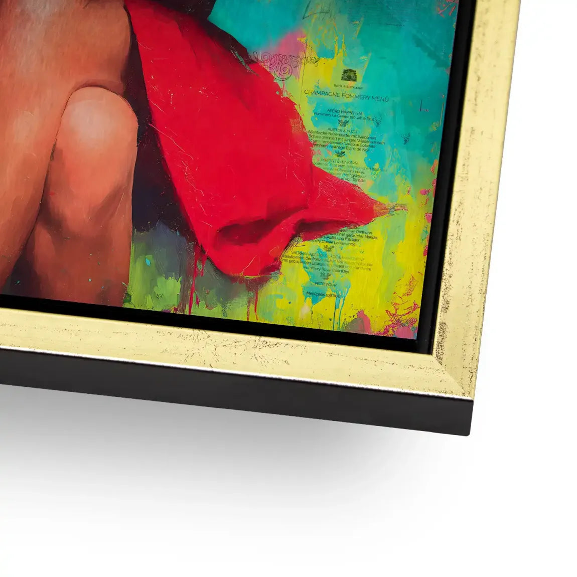 Audrey News Pop Art Aludibond Gebürstet Bild INGALERIE