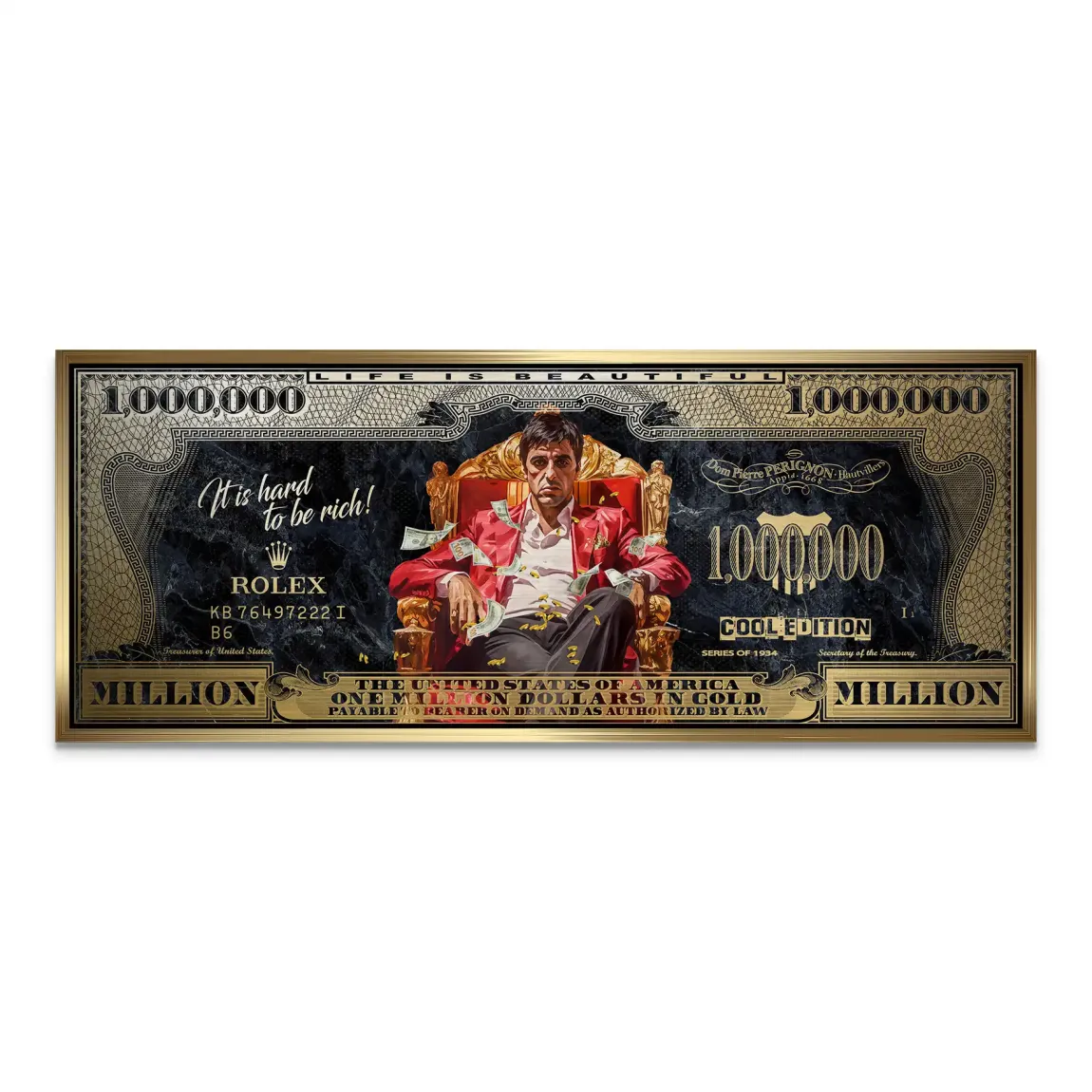 Scarface Million Dollar Alu Gebürstet