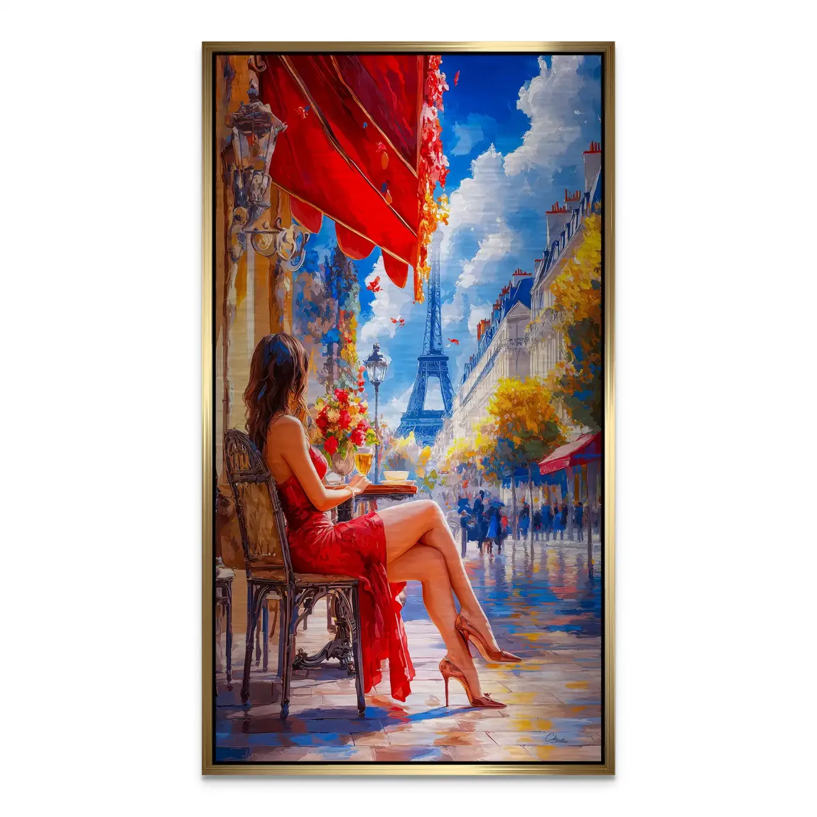 Café Rouge à Paris Alu Gebürstet INGALERiE