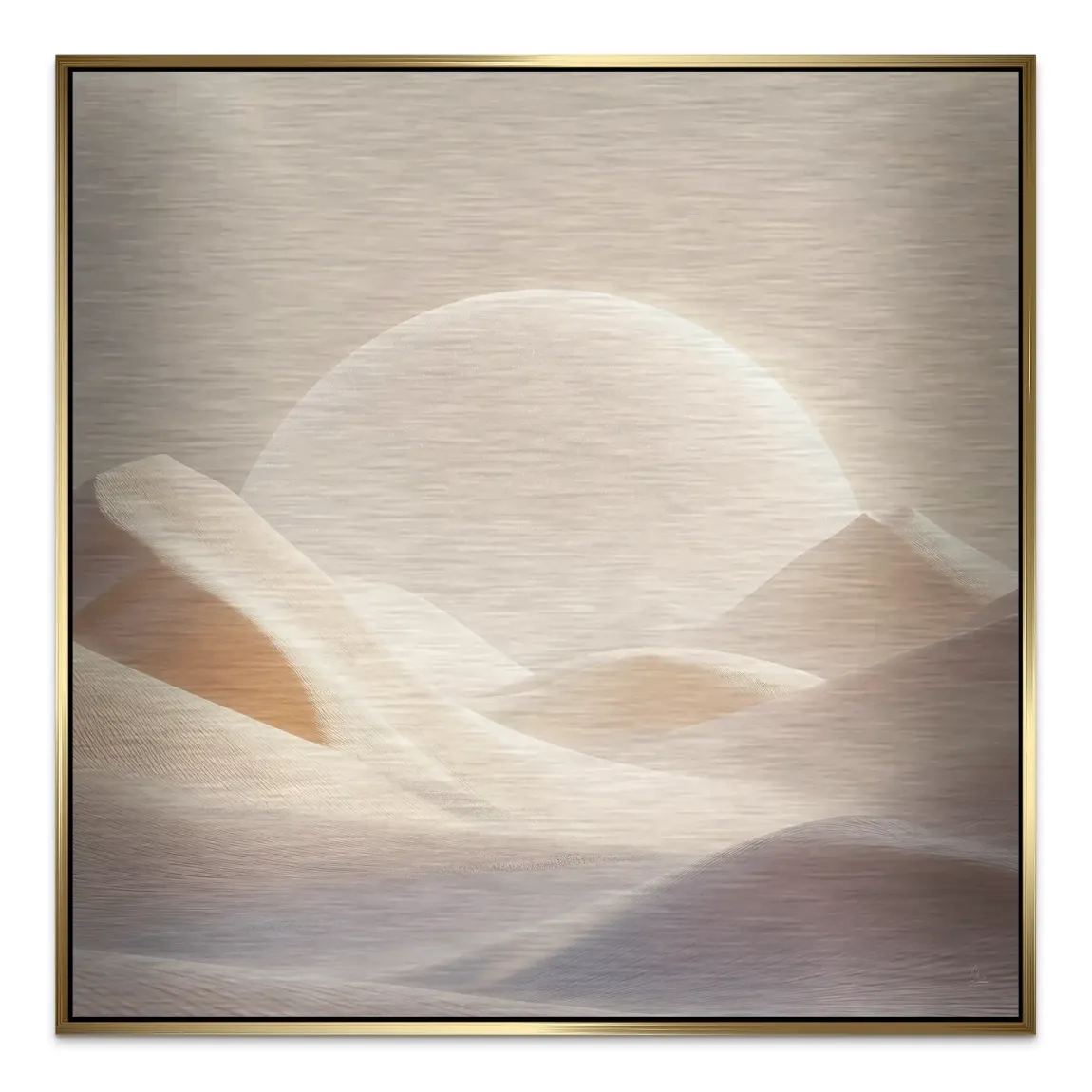 Desert Light Alu Gebürstet Bild