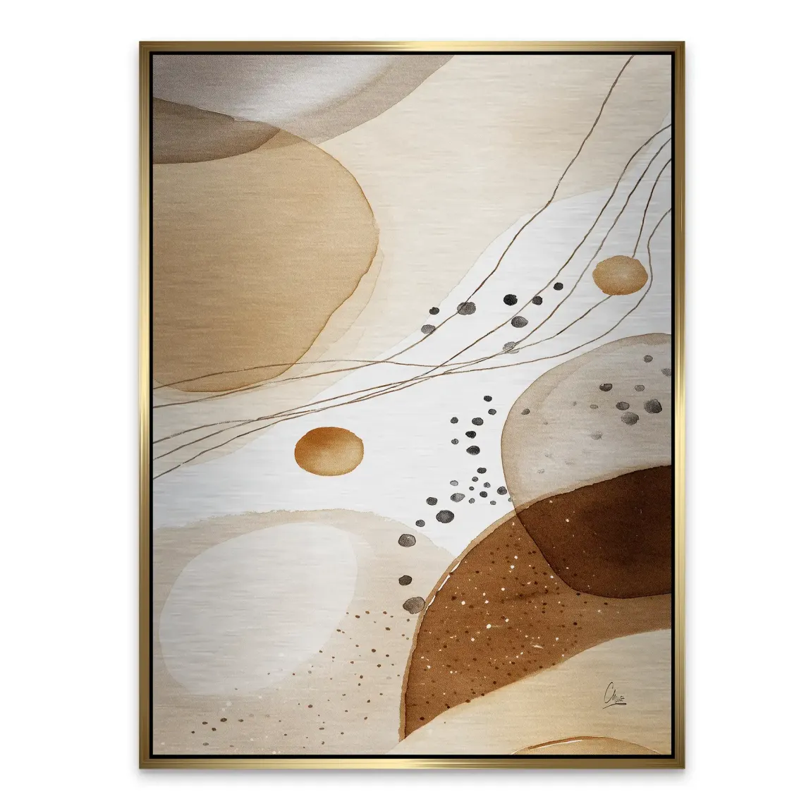 Desert Mirage Alu Gebürstet Bild