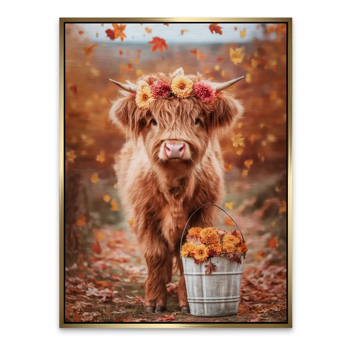 Herbstliebe Highland Alu Gebürstet Bild