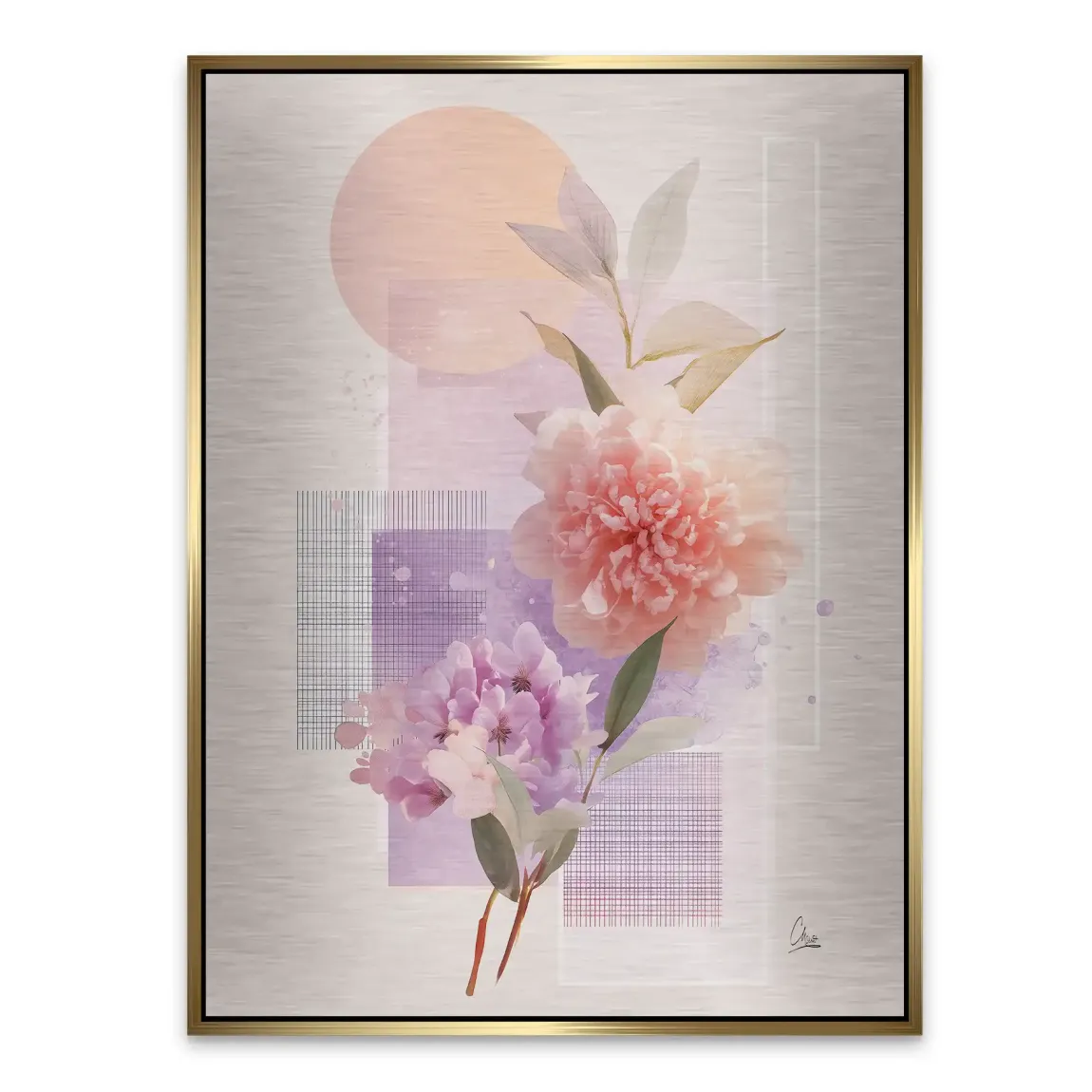 Soft Petal Harmony Alu Gebürstet Bild