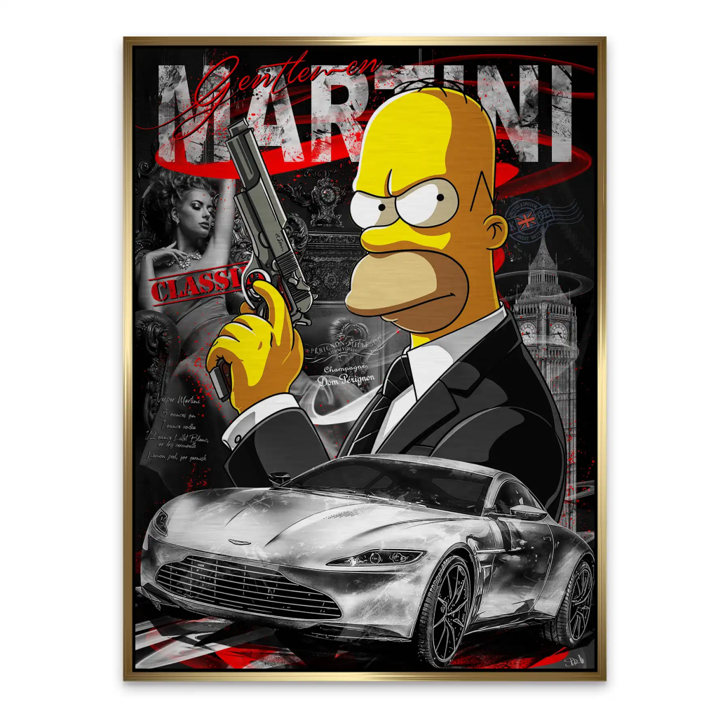 Homer Bond Style Aludibond Gebürstet INGALERIE
