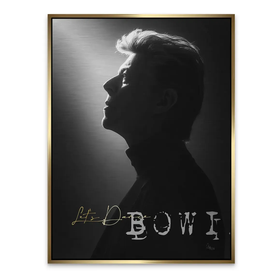 David Bowie Dance Alu Gebürstet Bild