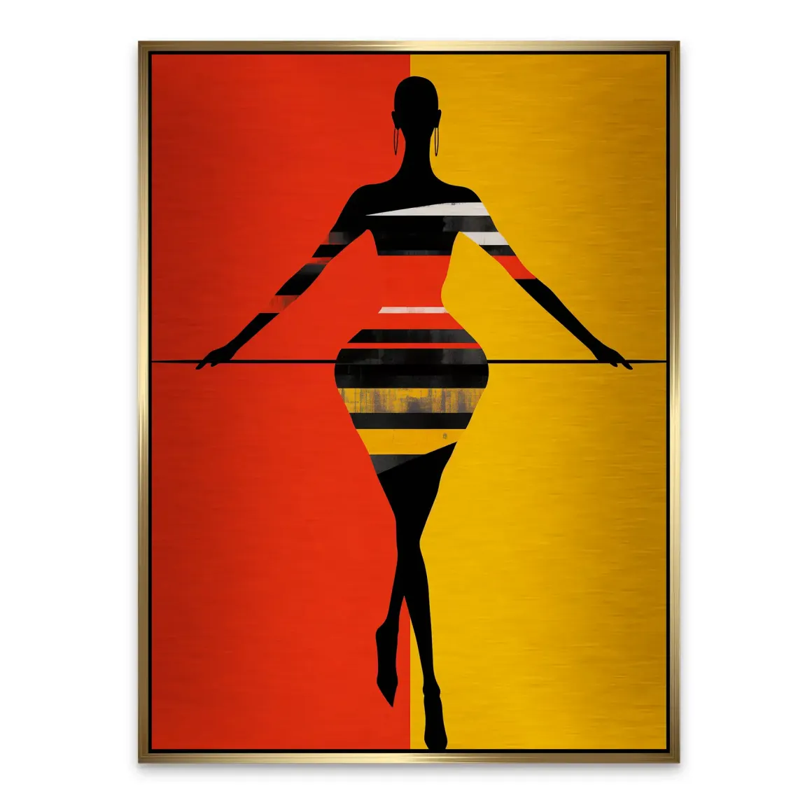 Balance der Elemente Alu Gebürstet Bild INGALERIE