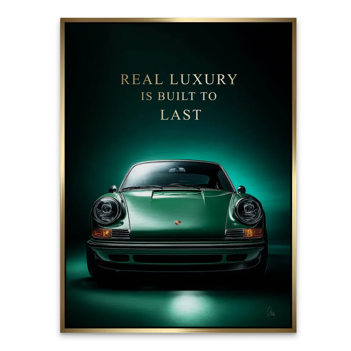 Heritage 911 Porsche Alu Gebürstet Bild
