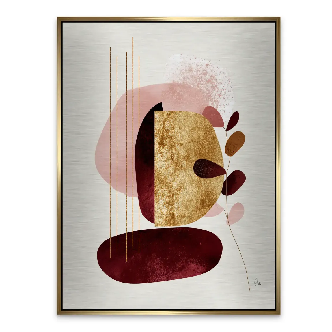 Velvet Shape Alu Gebürstet Bild