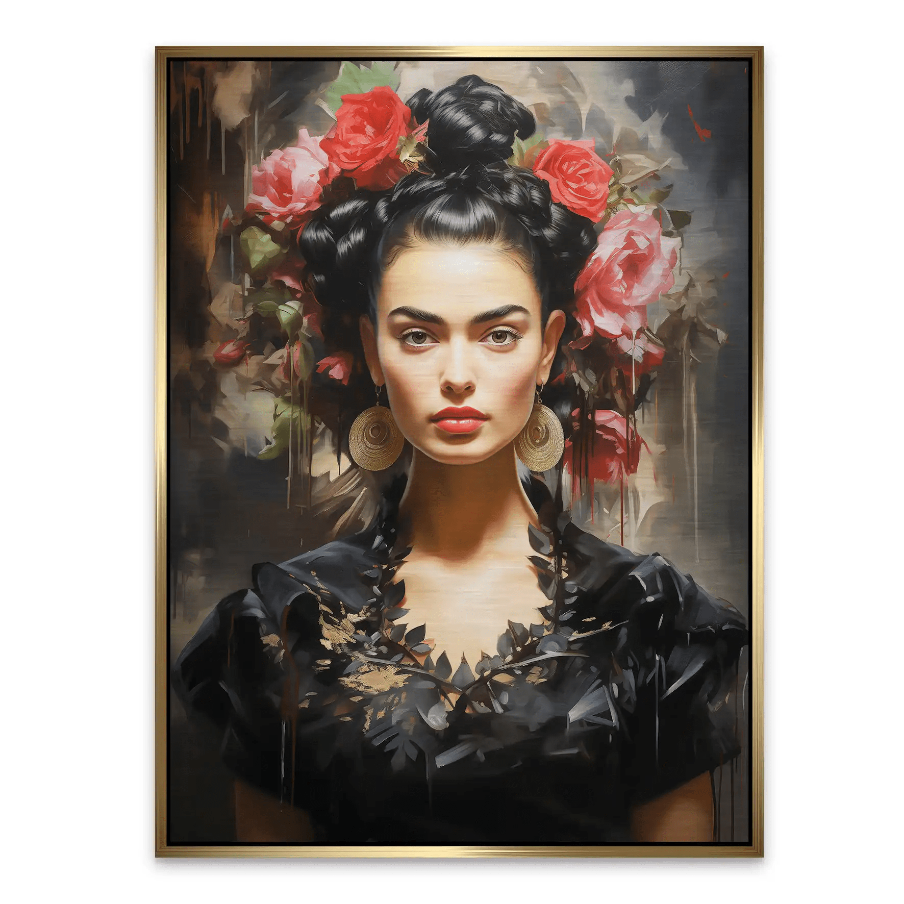 Frida Kahlo Beauty Aludibond Gebürstet INGALERIE