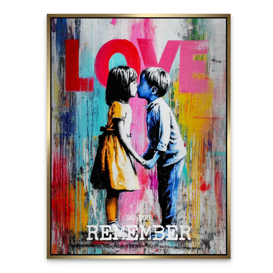 First Kiss Alu Gebürstet Bild