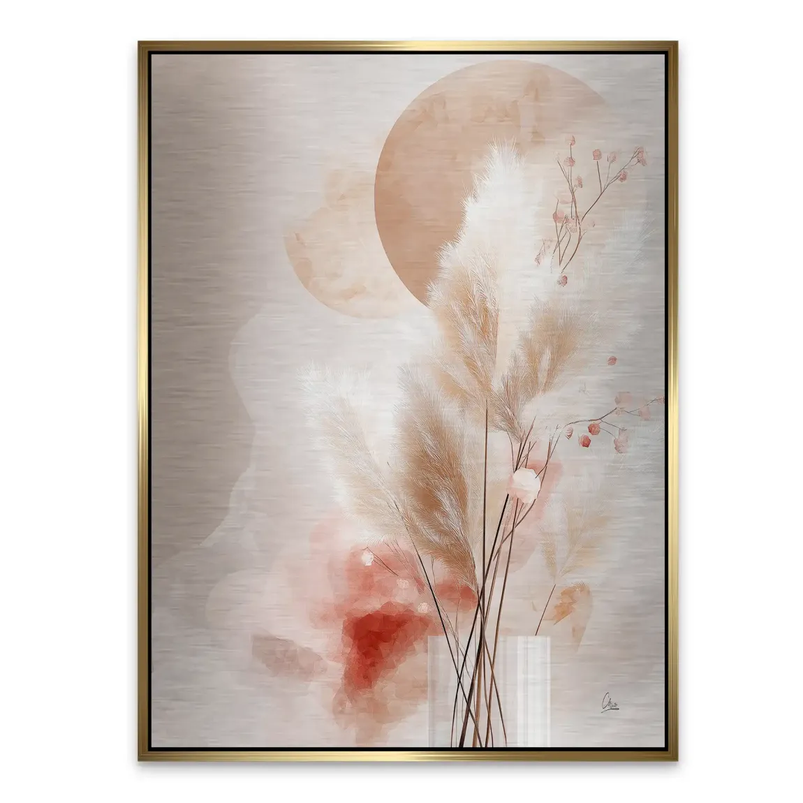 Amber Fields Alu Gebürstet Bild