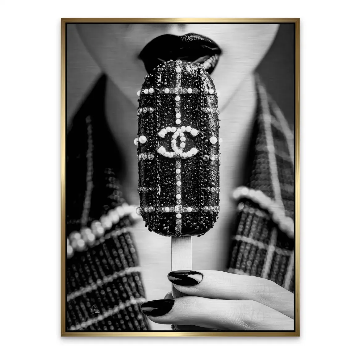 Noir Ice Couture Chanel Alu Gebürstet Bild