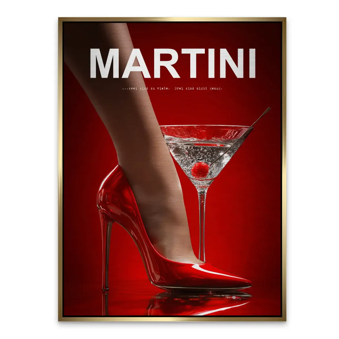 Martini Red Desire Alu Gebürstet Bild