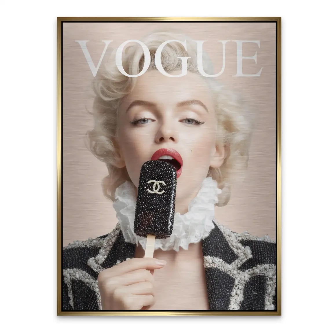 Marilyn Coco Eis Alu Gebürstet Bild