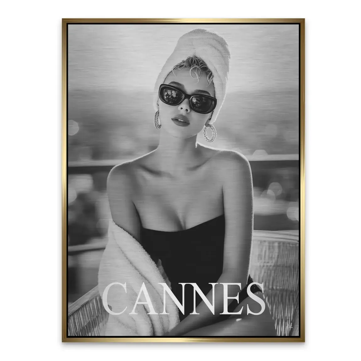 Cannes Glamour Alu Gebürstet Bild