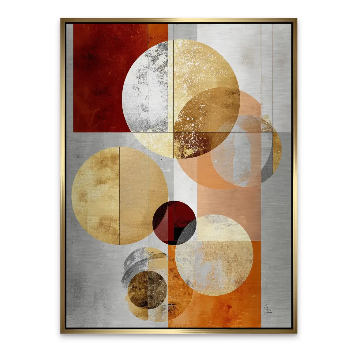 Golden Orbit Alu Gebürstet Bild