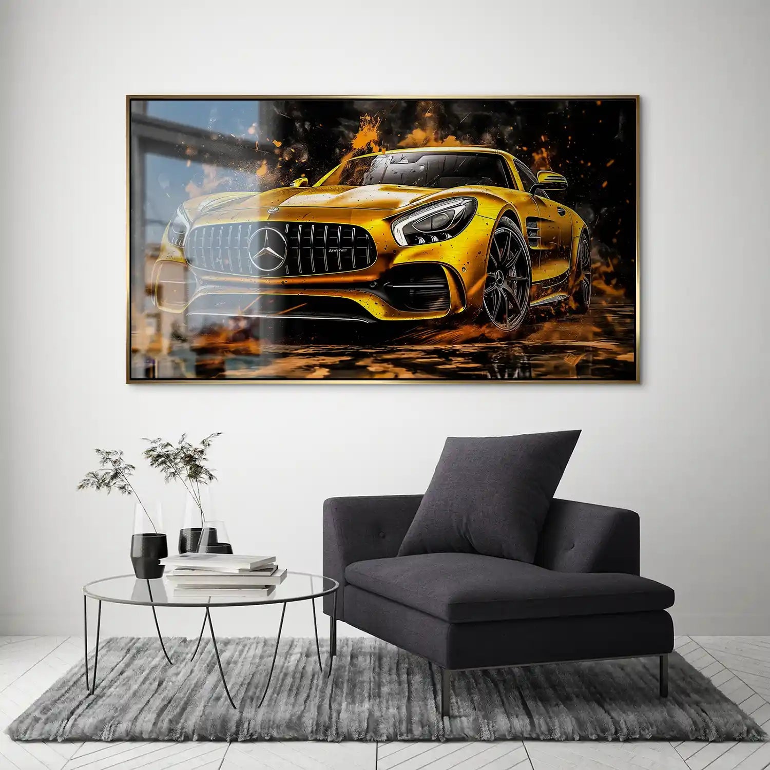 Mercedes AMG GT Modern Style Style Alu Gebürstet INGALERIE