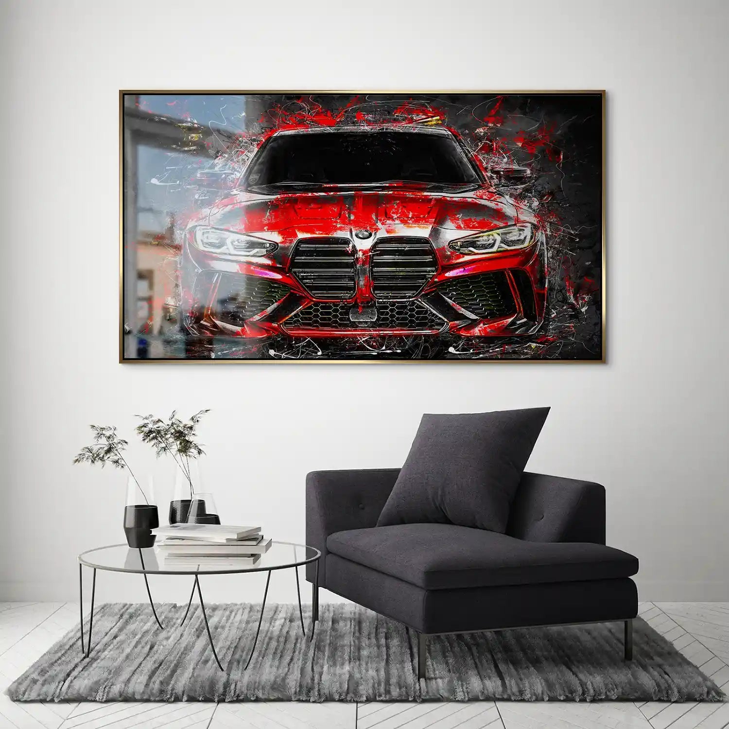 BMW M4 Abstrakt Style Alu Gebürstet INGALERIE